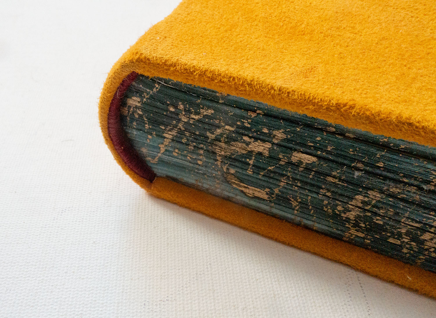 handmade sheepskin book