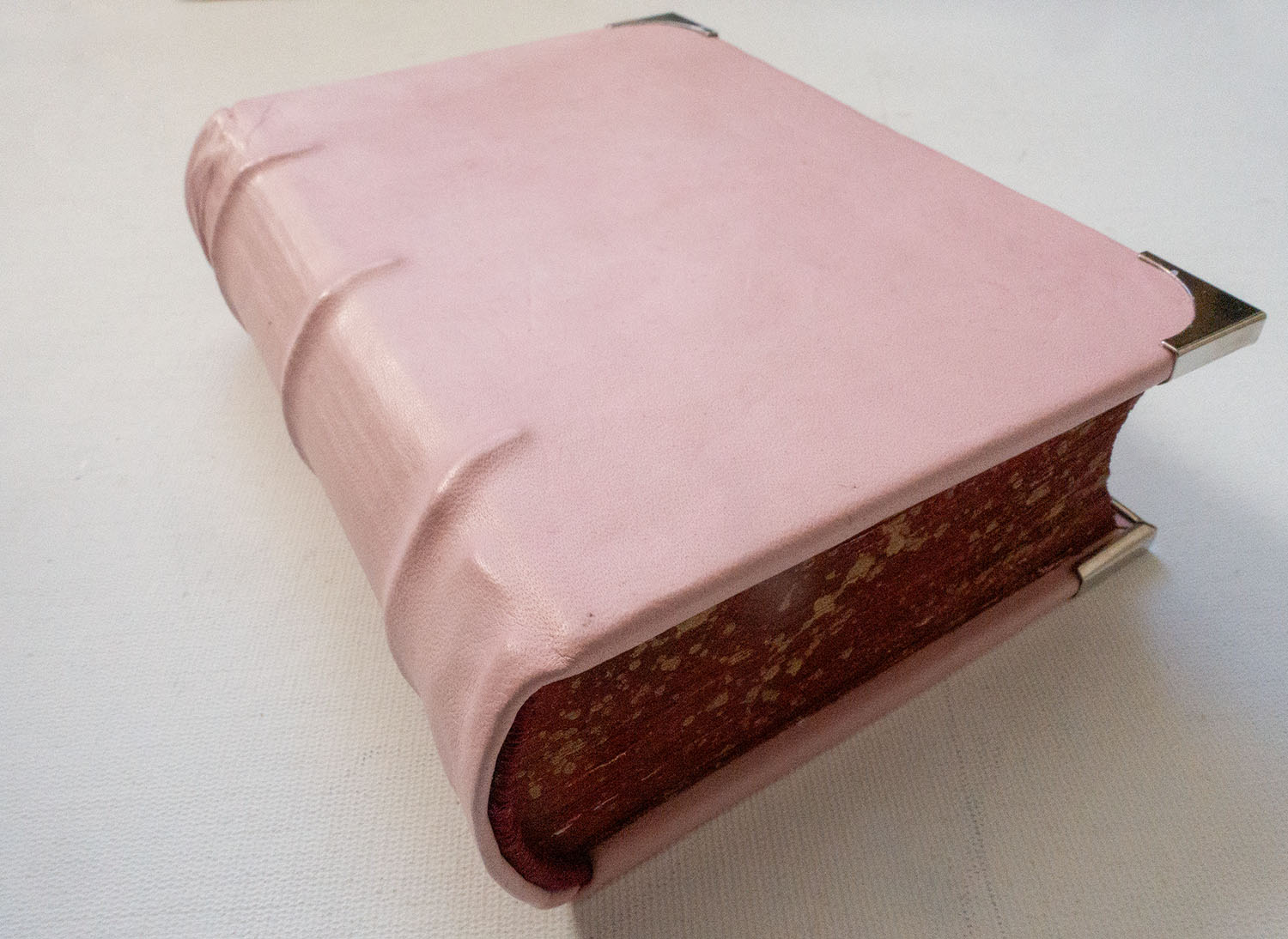 handmade sheepskin book