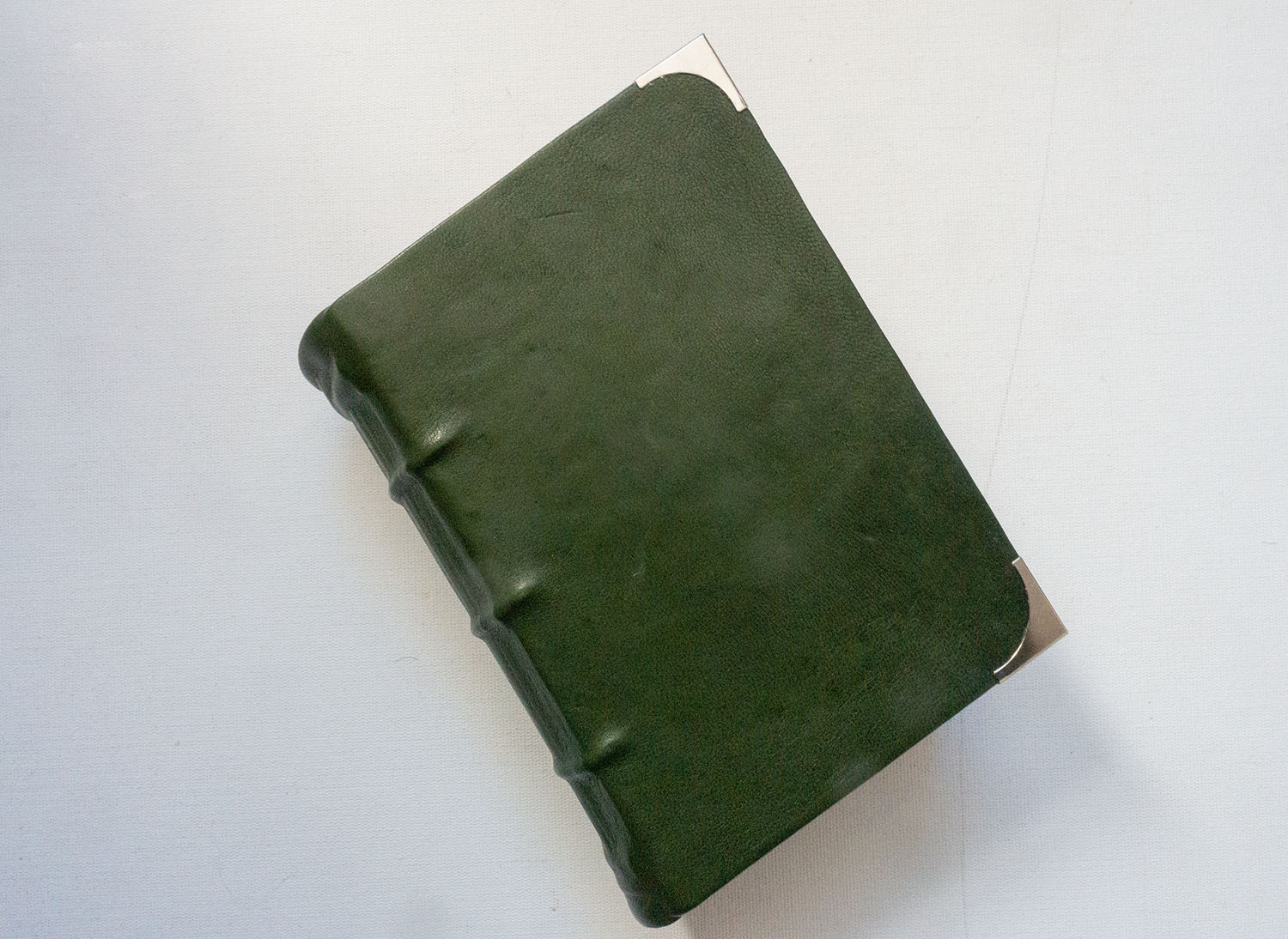 handmade sheepskin book