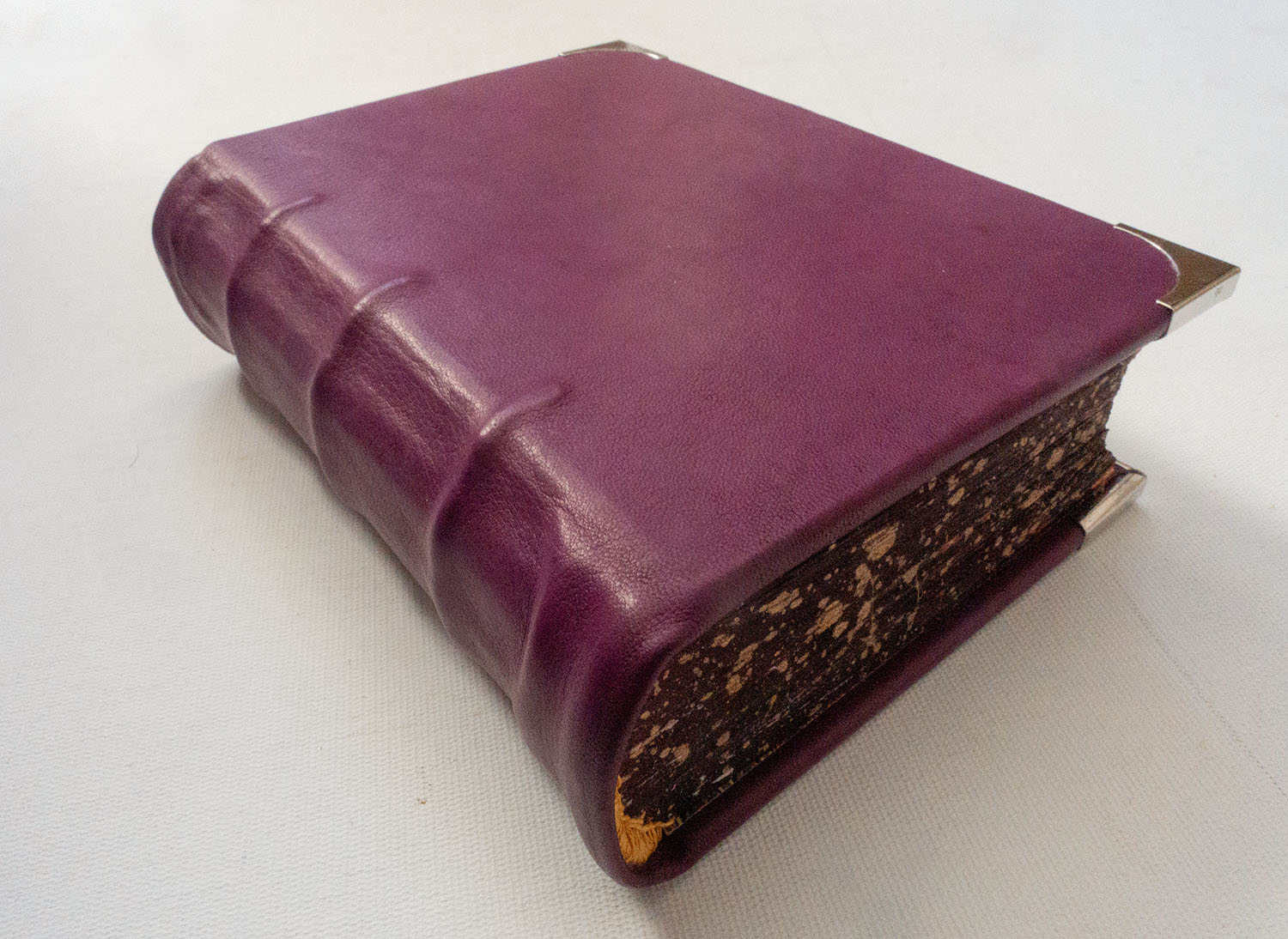 handmade sheepskin book