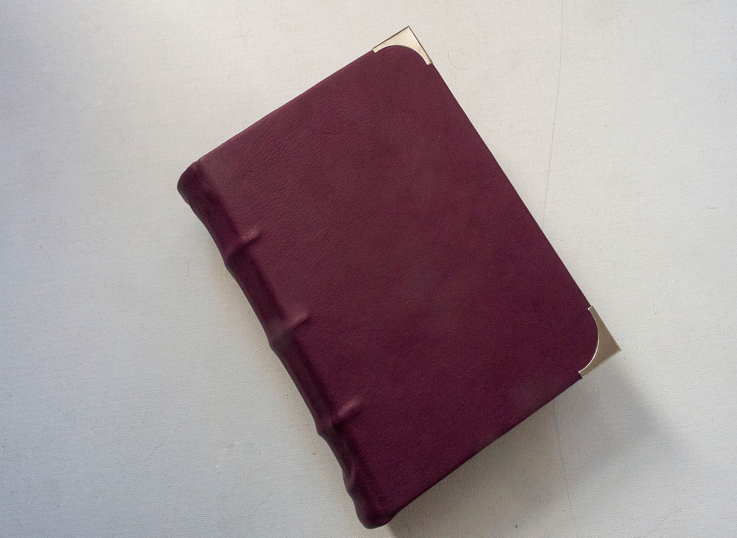 handmade sheepskin book