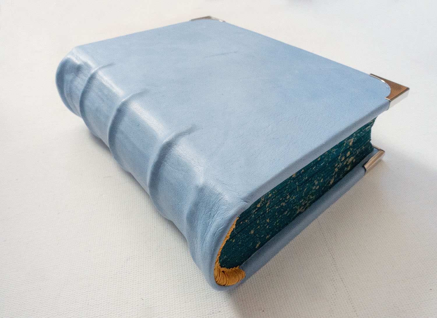 handmade sheepskin book