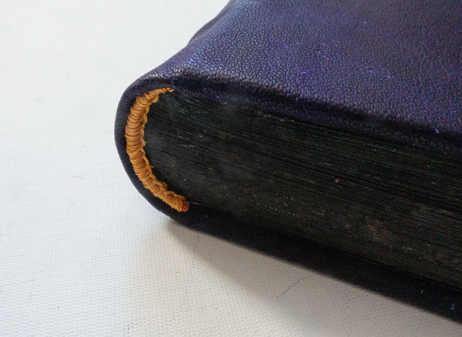 handmade goatskin book