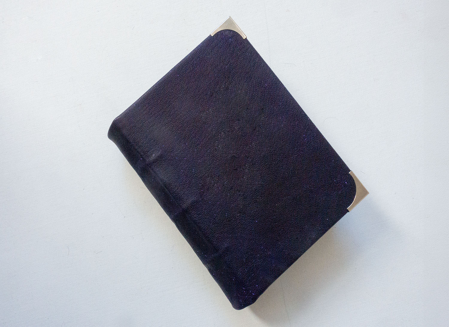 handmade goatskin book