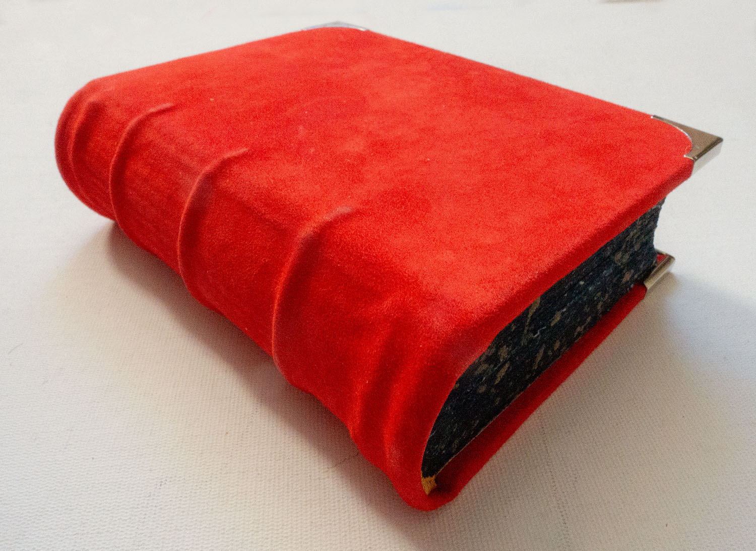 handmade sheepskin book