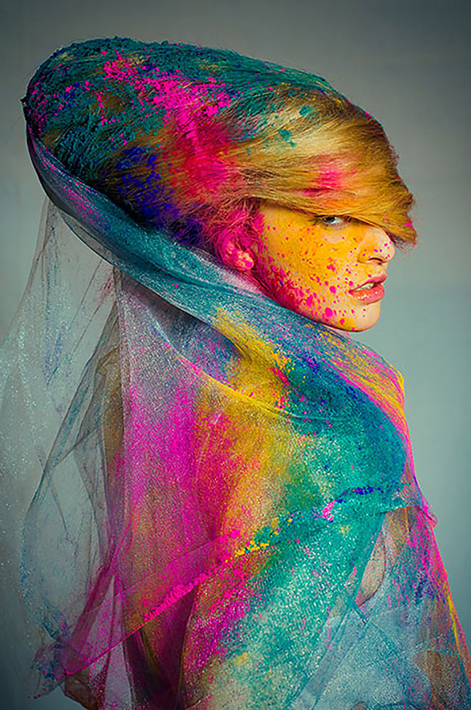 painted girl
