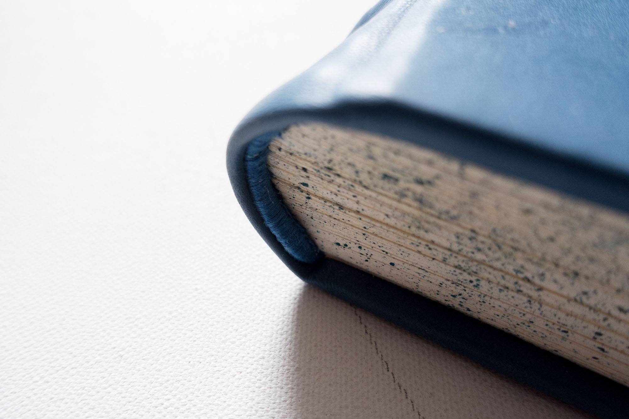 handmade blue book