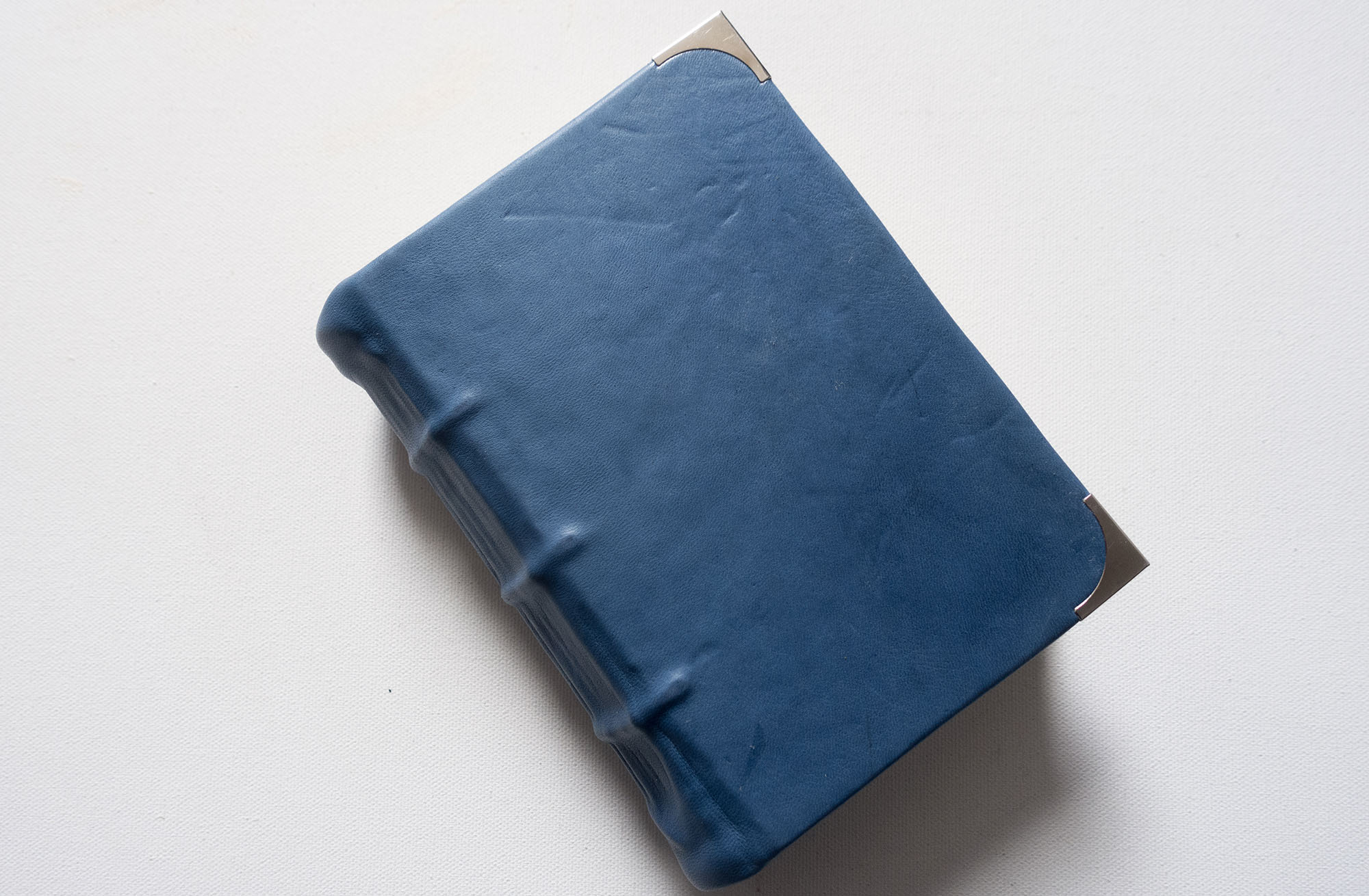 handmade blue book